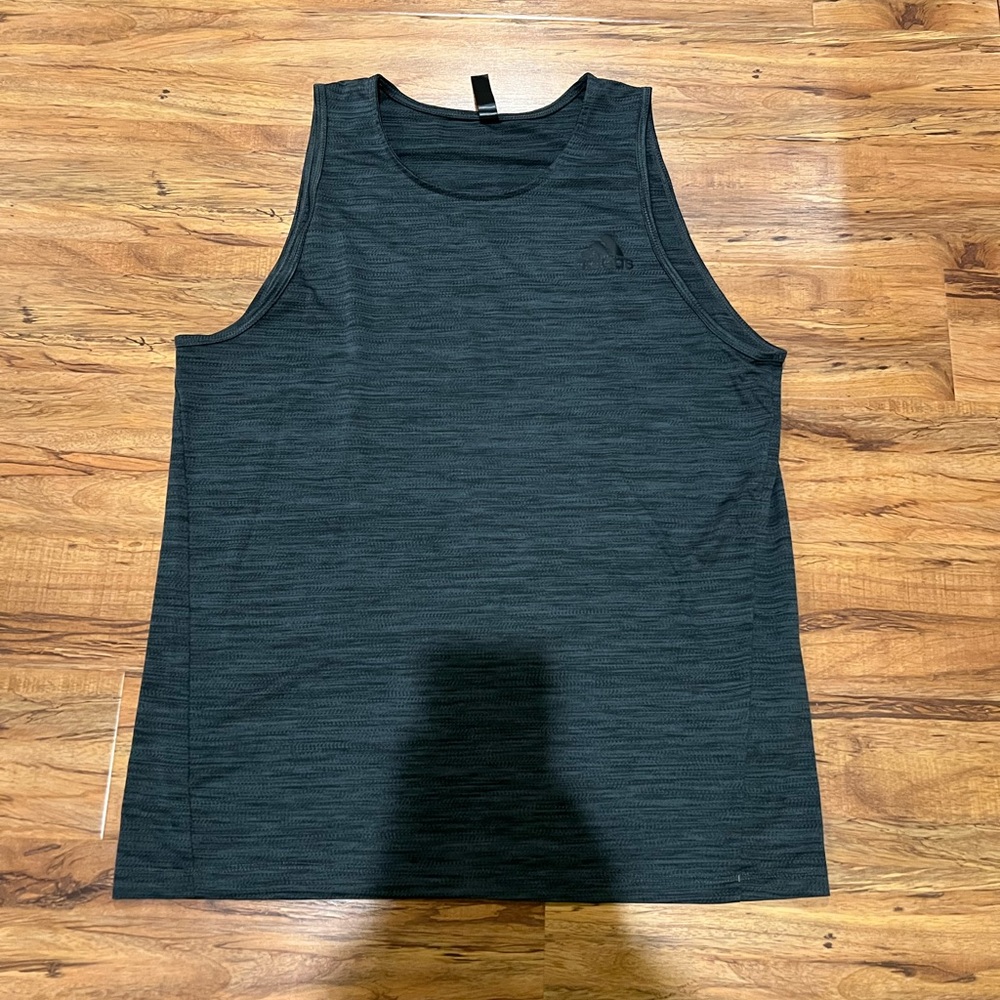 adidas Men's Charcoal Tank Top